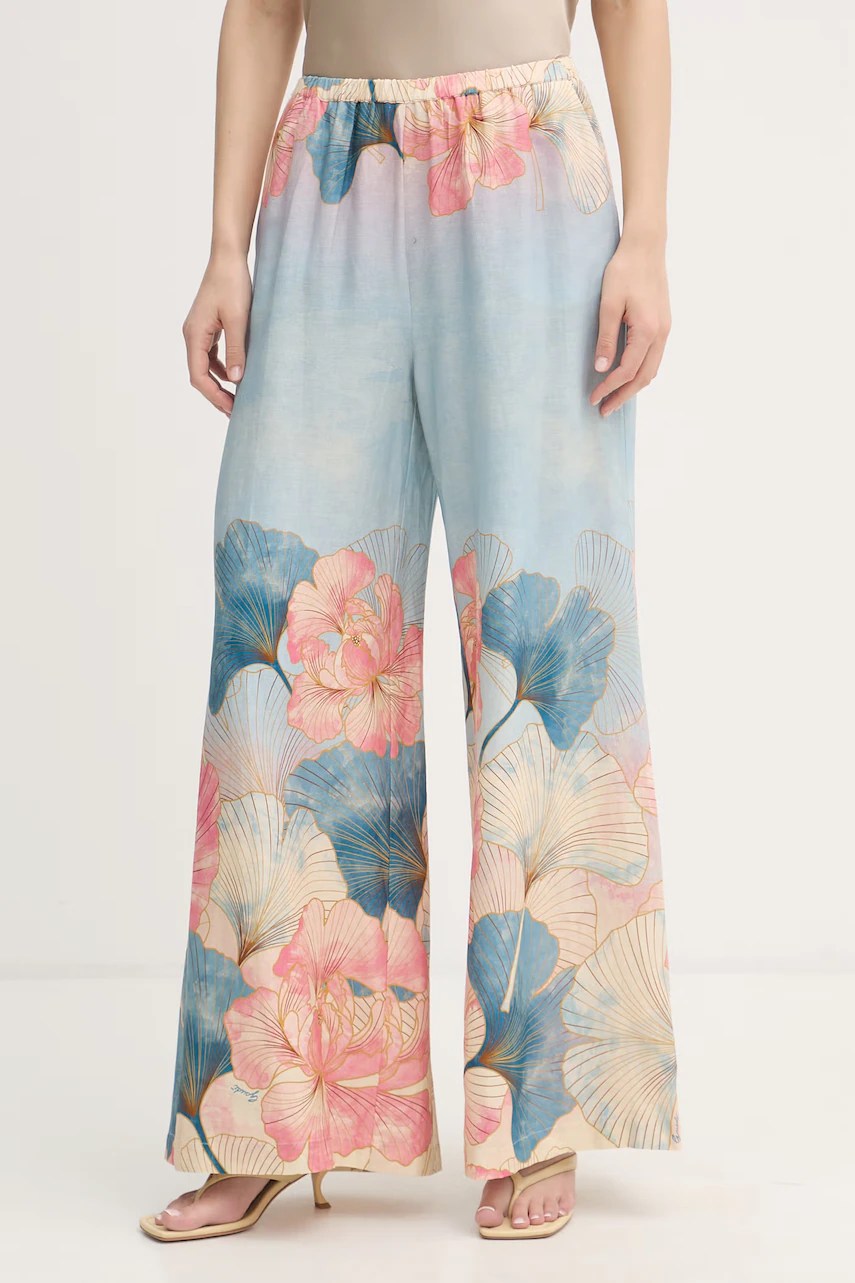 Pantaloni straight gaudi pentru femei, din in Pantaloni straight gaudi pentru femei, din in