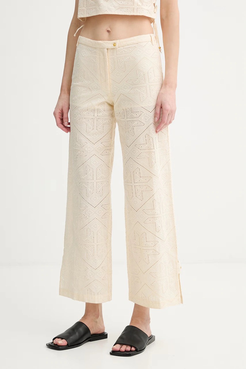 Pantaloni culottes sessun pentru femei, din bumbac Pantaloni culottes sessun pentru femei, din bumbac