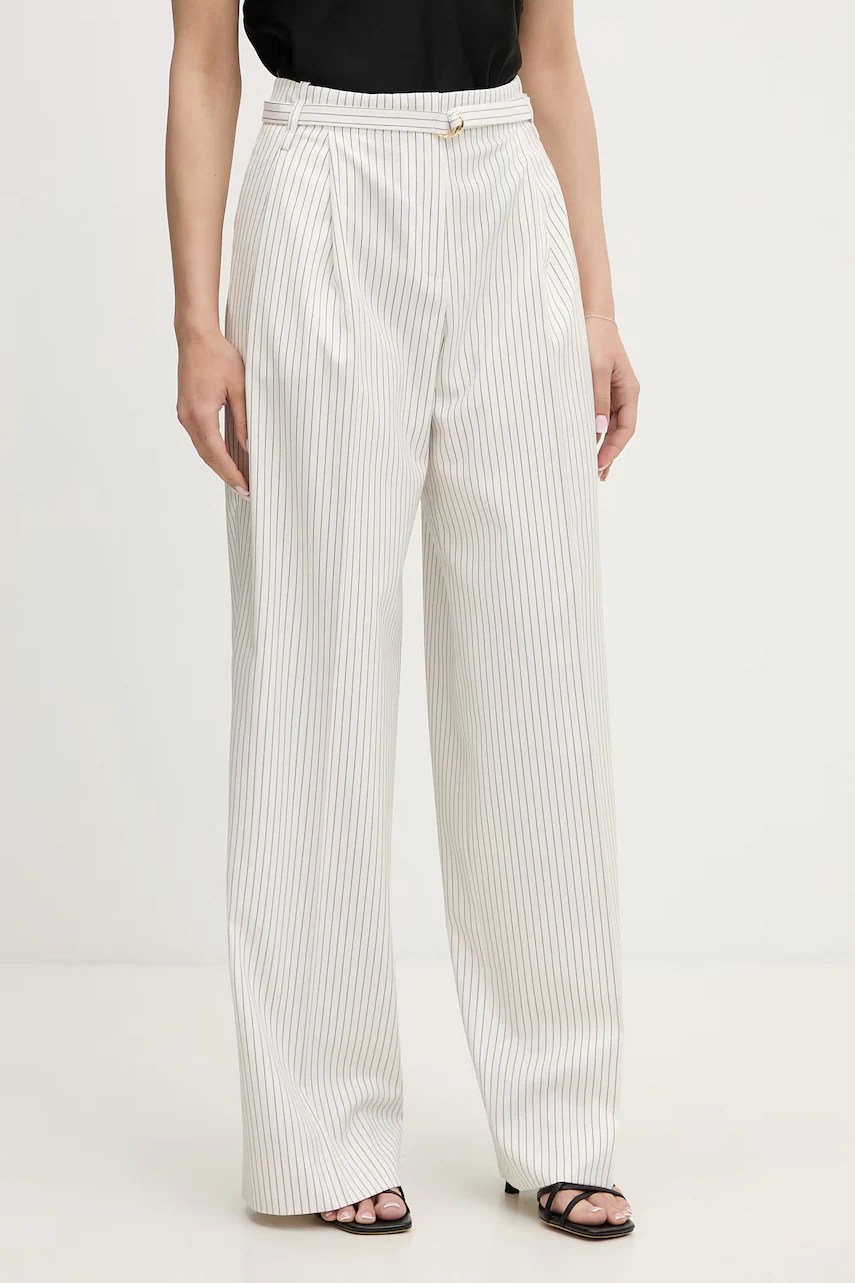 Pantaloni de costum HUGO pentru femei, cu vâscoză Hejuly Pantaloni de costum HUGO pentru femei, cu vâscoză Hejuly