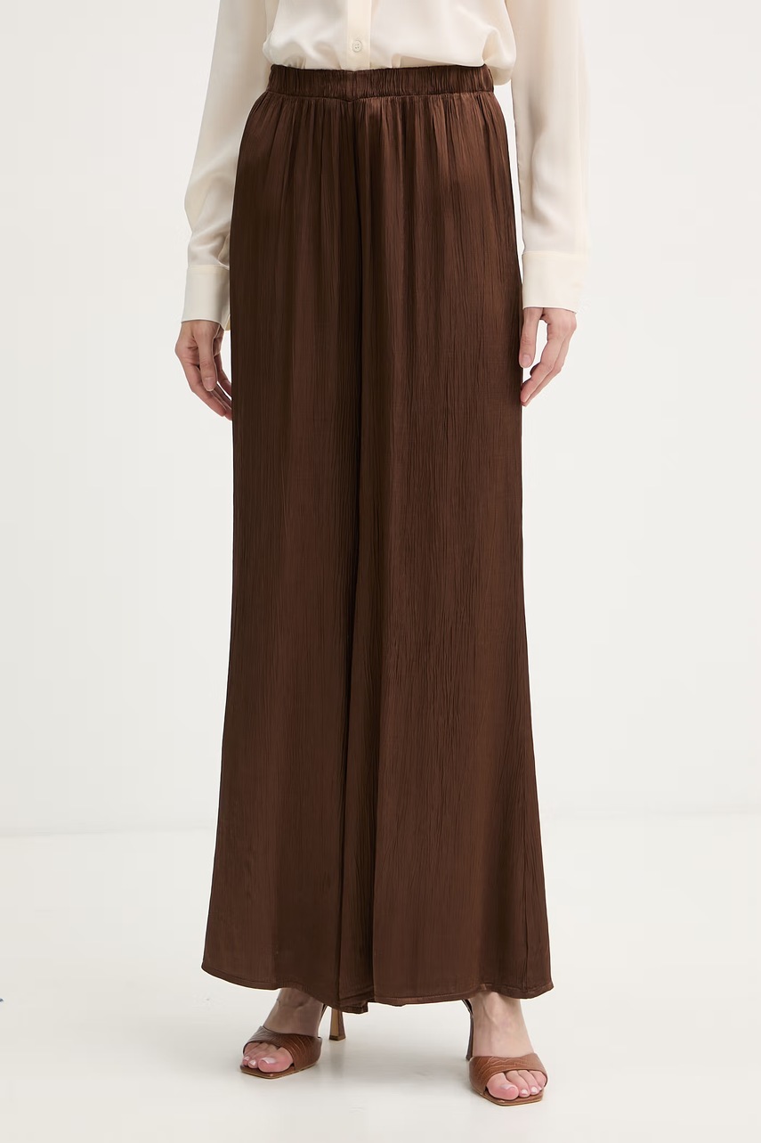 Pantaloni plisați haveone pentru femei, din vâscoză Pantaloni plisați haveone pentru femei, din vâscoză