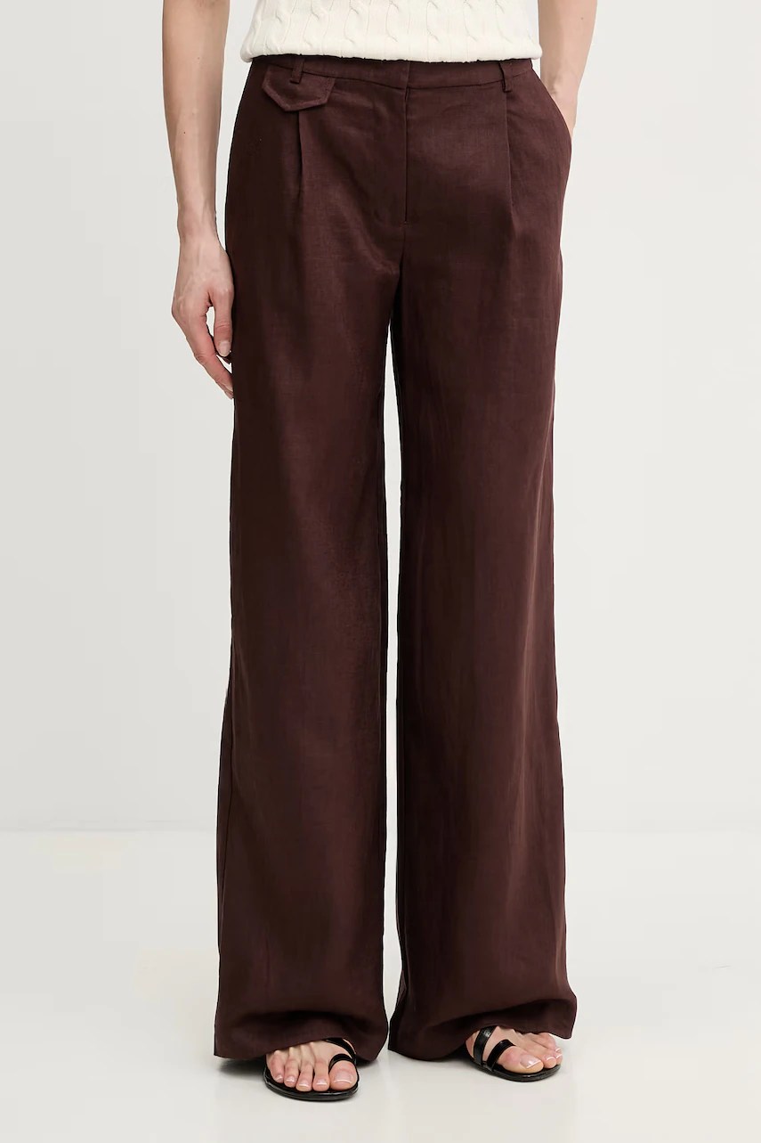 Pantaloni din in bardot Pantaloni din in bardot