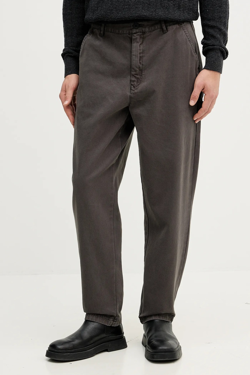 Pantaloni de bumbac Bowland barbour pentru bărbați Pantaloni de bumbac Bowland barbour pentru bărbați