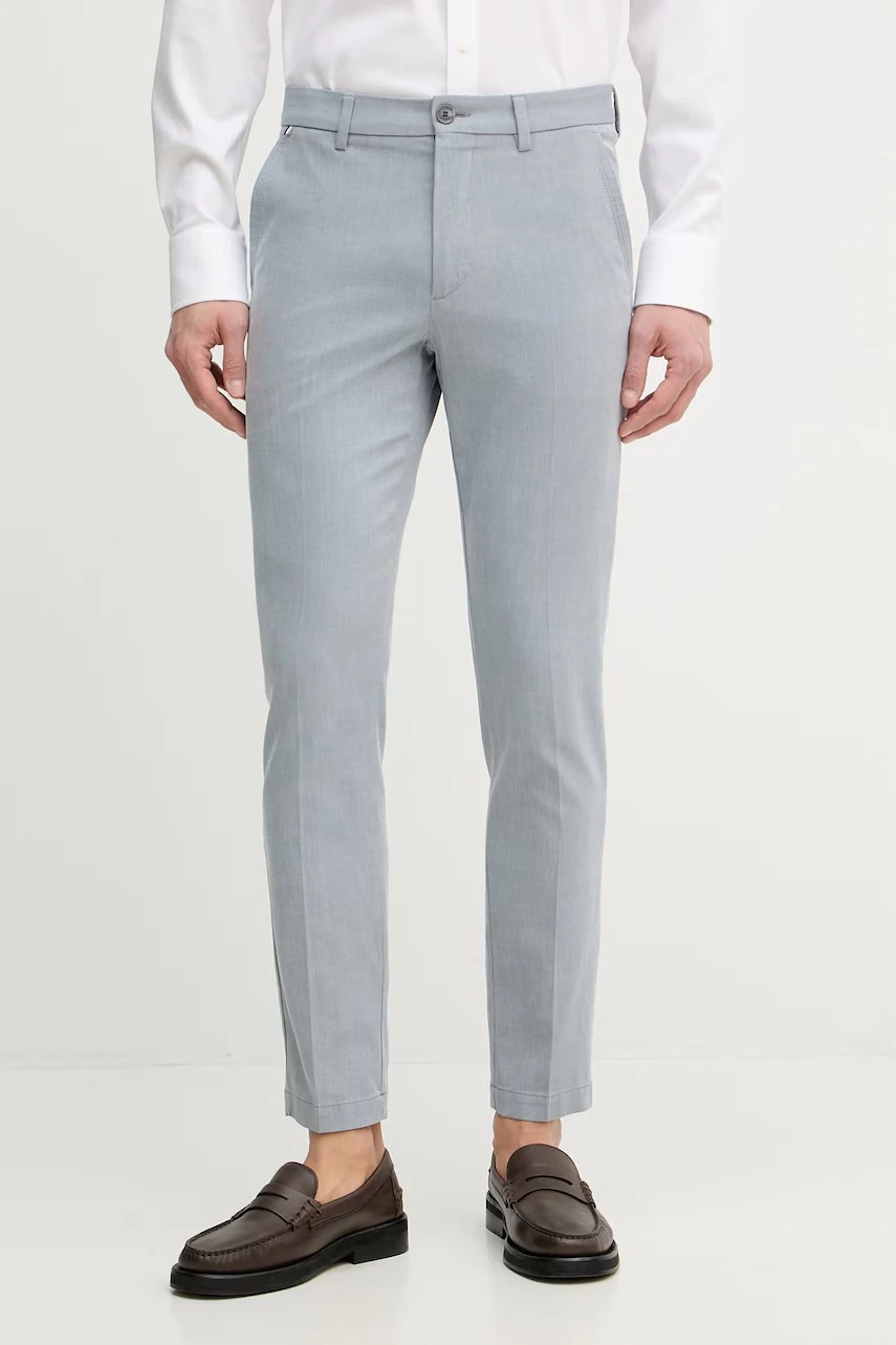 Boss pantaloni slim fit pentru bărbați din bumbac h-Kaiton1 Boss pantaloni slim fit pentru bărbați din bumbac h-Kaiton1