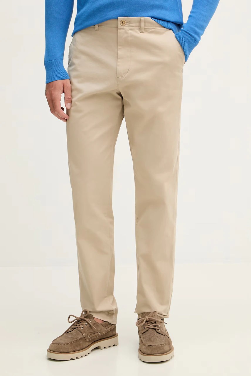 Pantaloni din bumbac cu elastan pentru bărbați tommy hilfiger Pantaloni din bumbac cu elastan pentru bărbați tommy hilfiger