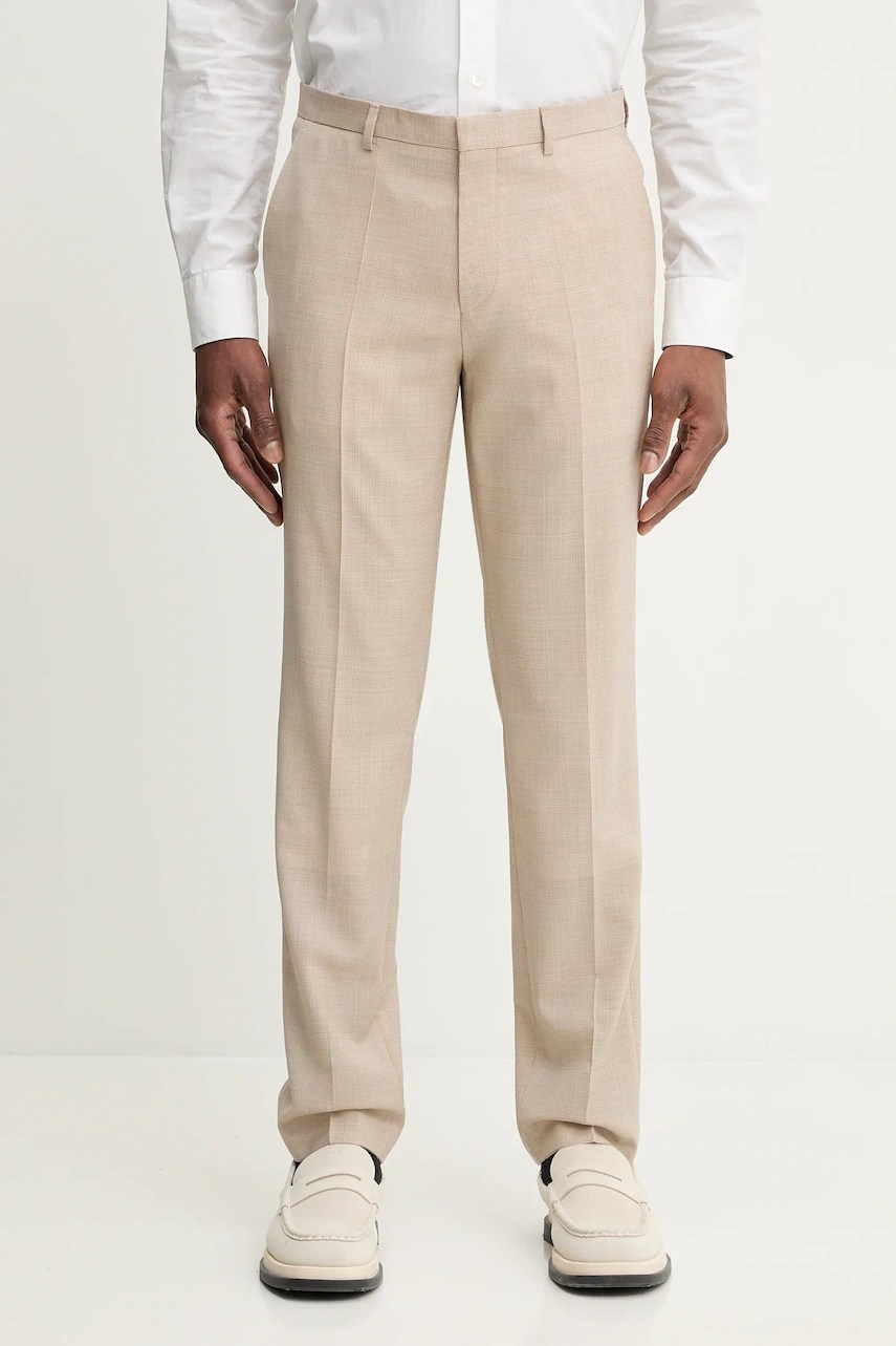 Pantaloni HUGO din lână Hesten253X Pantaloni HUGO din lână Hesten253X