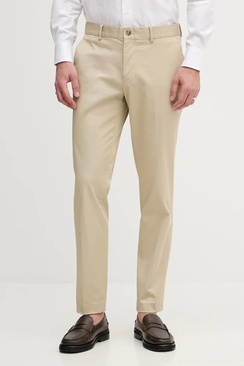 Pantaloni chinos pentru bărbați sisley, din bumbac cu elastan Pantaloni chinos pentru bărbați sisley, din bumbac cu elastan