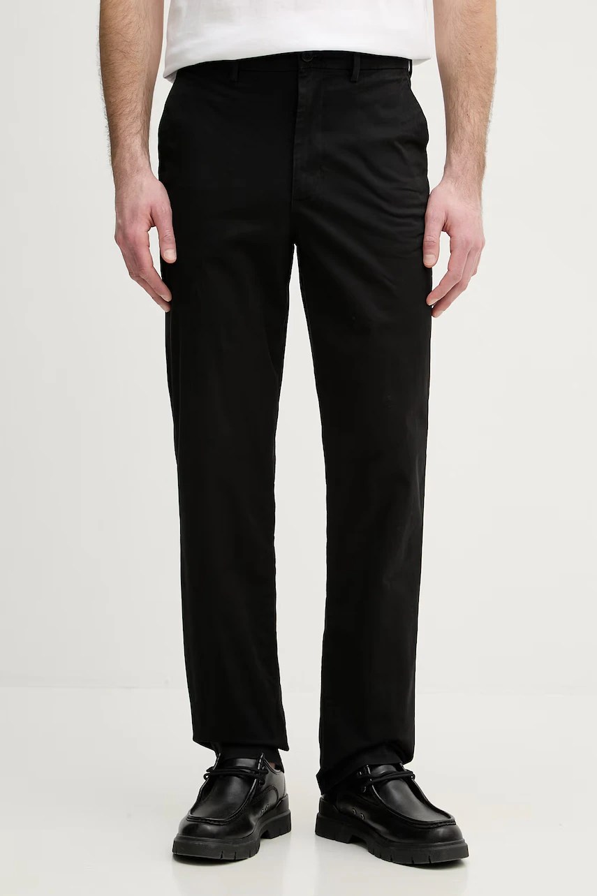 Pantaloni chinos bărbați tommy hilfiger din bumbac cu elastan Pantaloni chinos bărbați tommy hilfiger din bumbac cu elastan