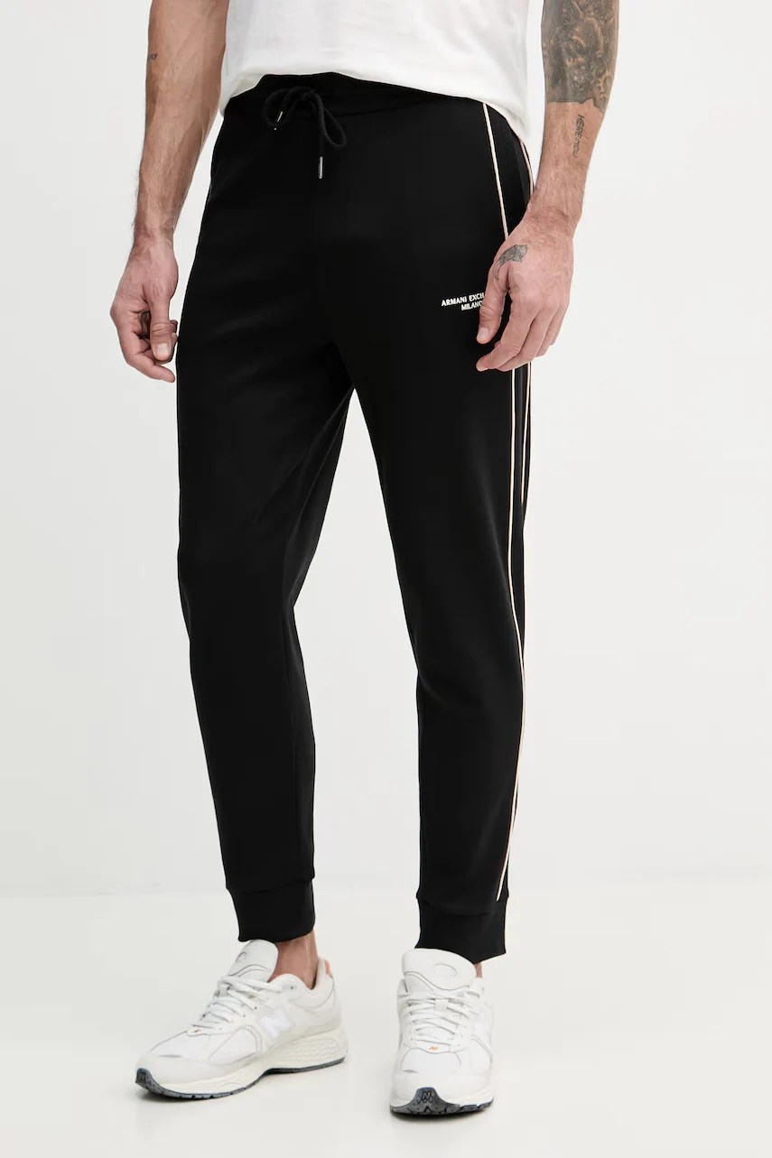 Pantaloni de trening armani exchange pentru bărbați, din bumbac Pantaloni de trening armani exchange pentru bărbați, din bumbac