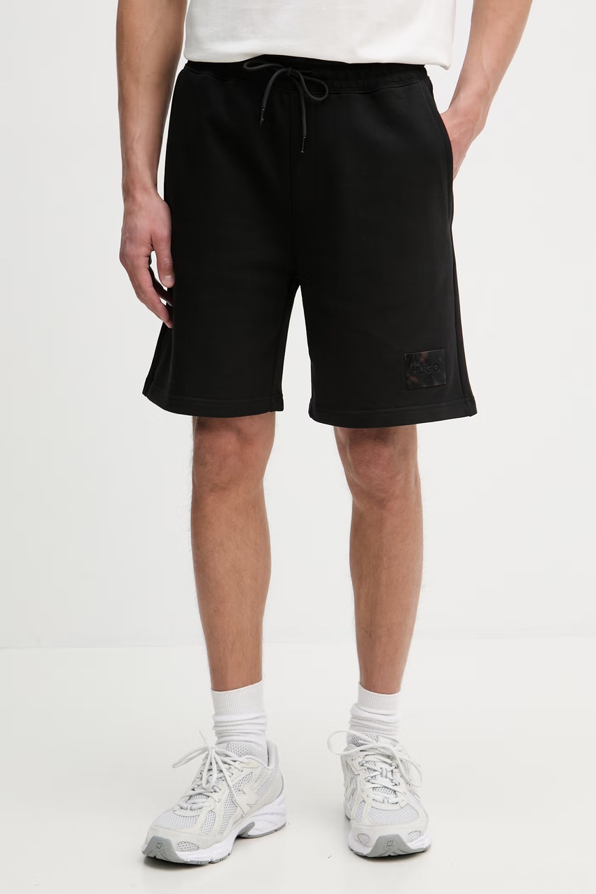 Pantaloni de trening bărbătești HUGO din bumbac Darix Pantaloni de trening bărbătești HUGO din bumbac Darix