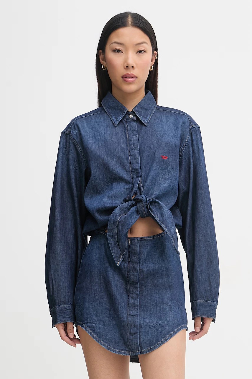 Rochie tip cămașă diesel din bumbac DE-SUSAN-d Rochie tip cămașă diesel din bumbac DE-SUSAN-d