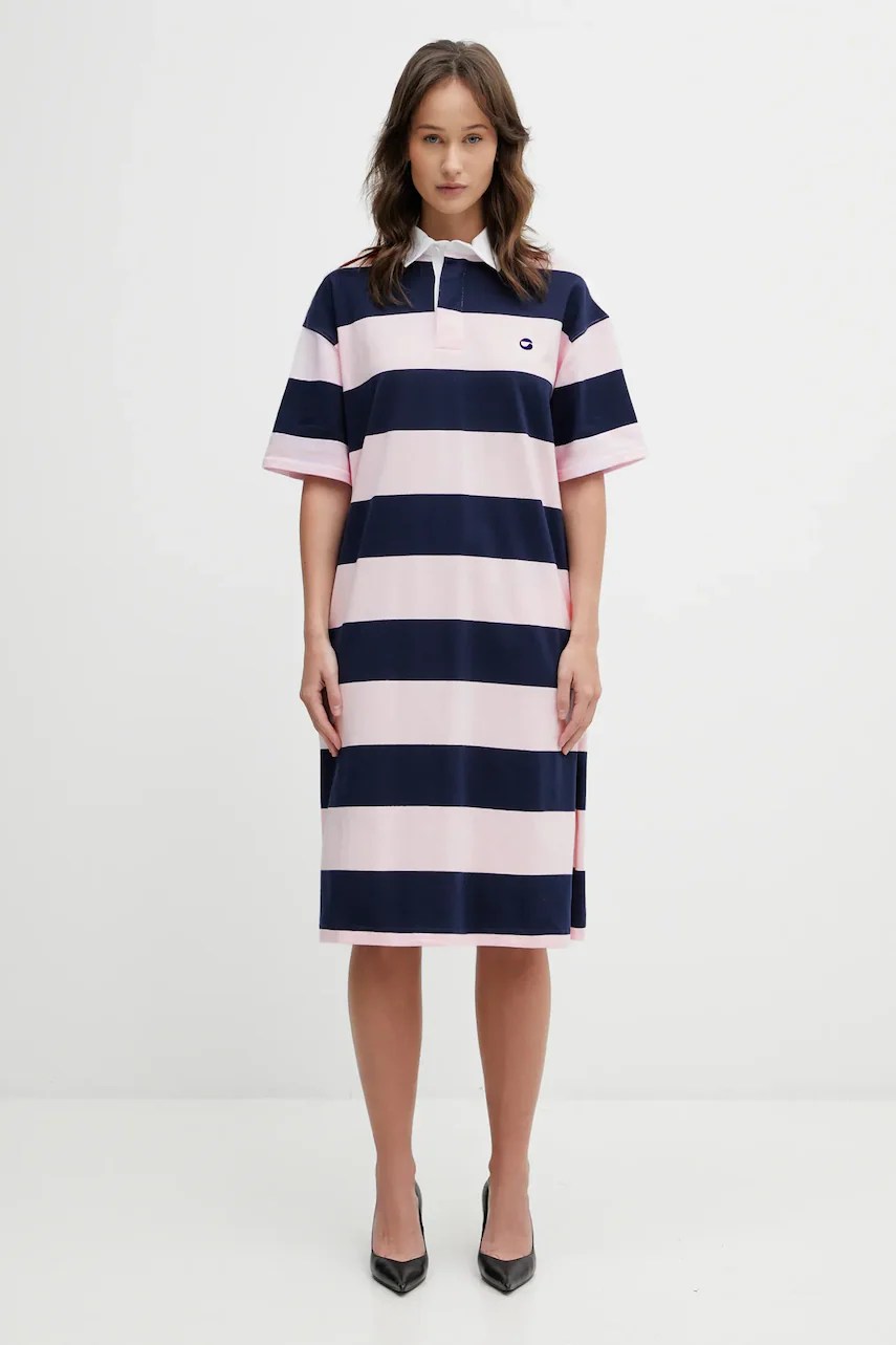 Rochie coperni din bumbac organic Striped Polo Rochie coperni din bumbac organic Striped Polo