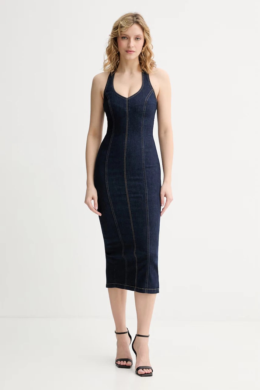 Rochie liu jo cu corset din denim Rochie liu jo cu corset din denim