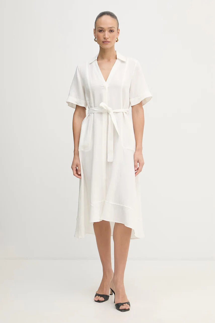 Rochie de vară maxi Marella din in Rochie de vară maxi Marella din in