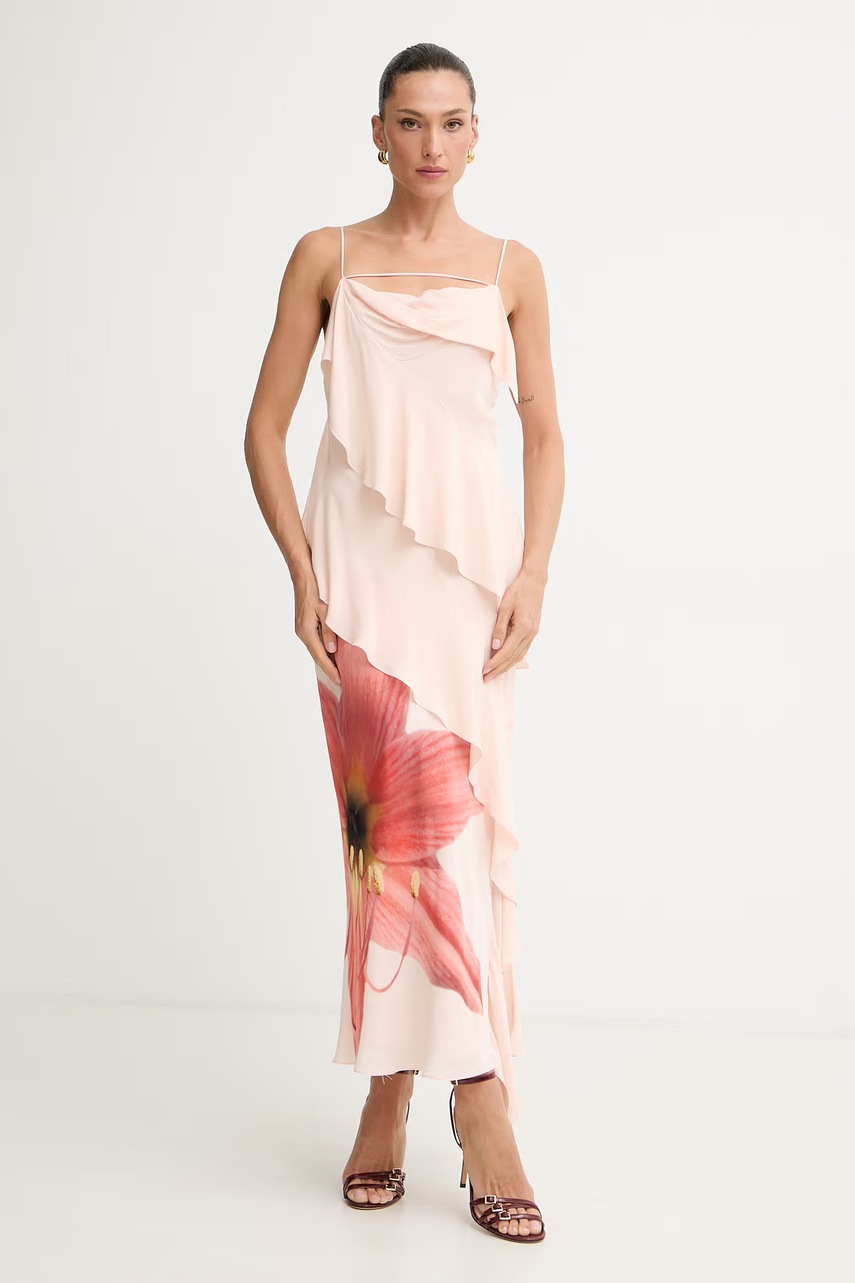 Rochie patrizia pepe din vâscoză Rochie patrizia pepe din vâscoză