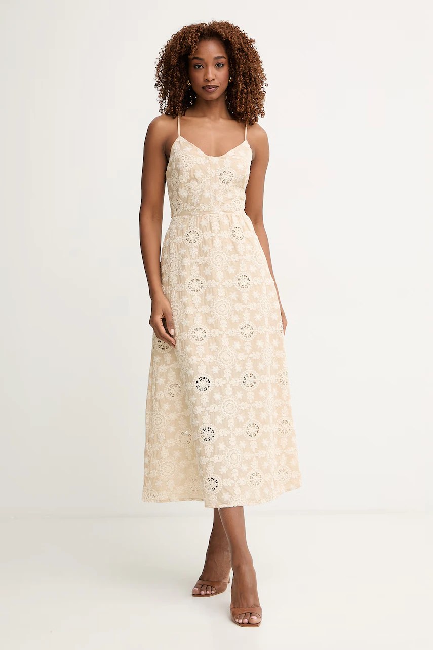 Rochie de vară din bumbac fracomina Rochie de vară din bumbac fracomina