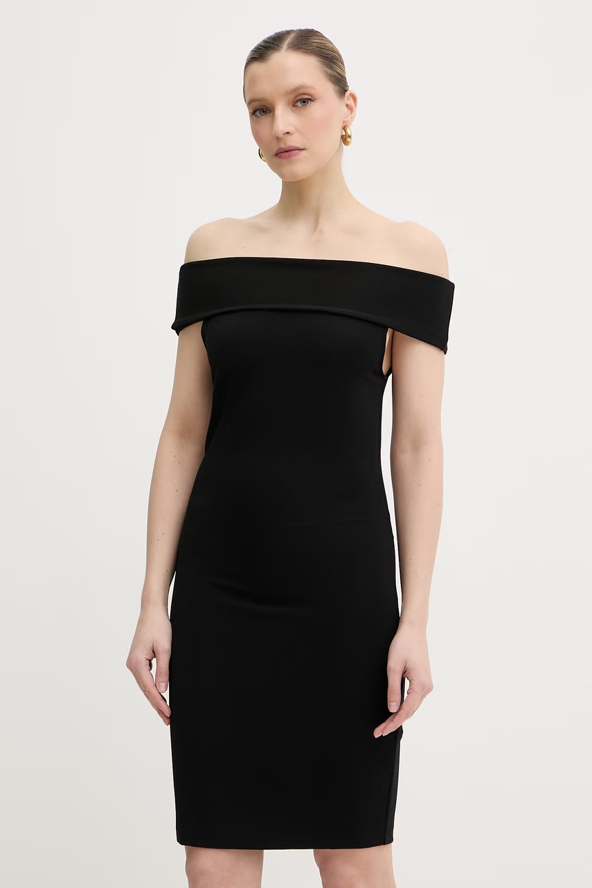 Rochie neagră mică armani exchange Rochie neagră mică armani exchange