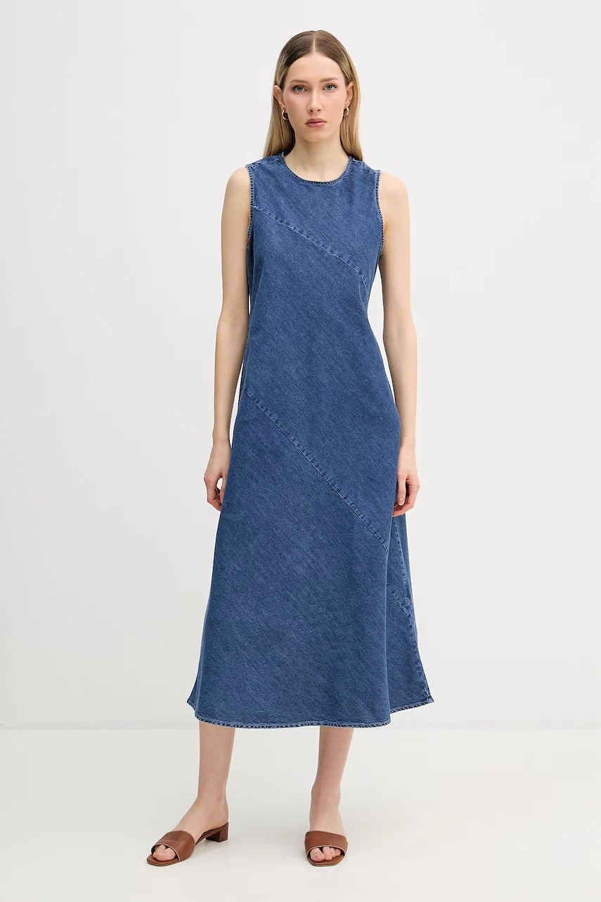 Rochie de vară denim DKNY Rochie de vară denim DKNY