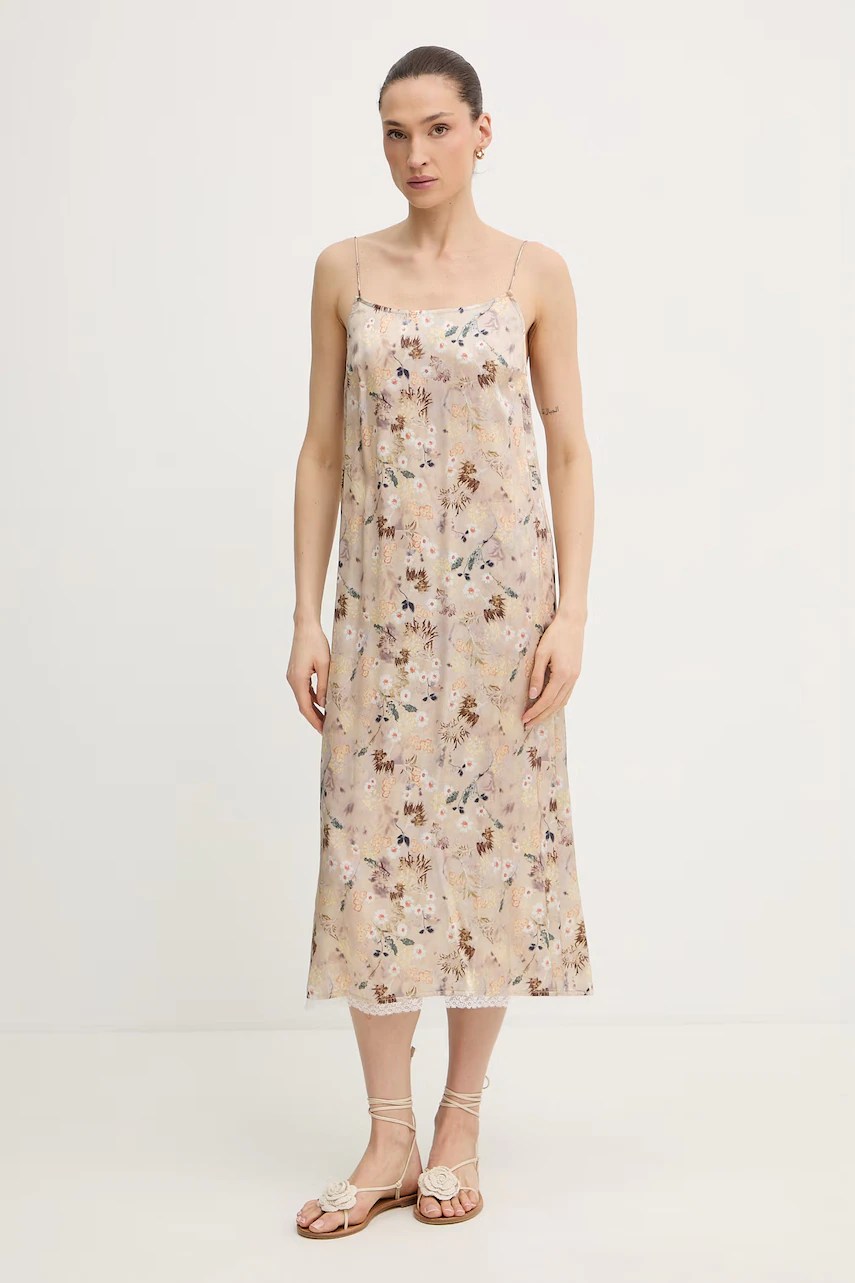 Munthe rochie de vară cu vâscoză BARIKA SLIP Munthe rochie de vară cu vâscoză BARIKA SLIP