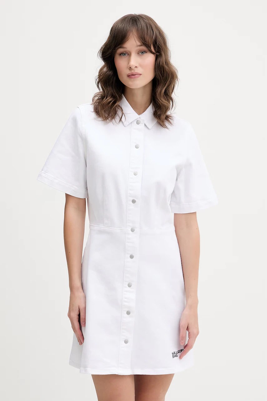 Rochie denim karl lagerfeld Rochie denim karl lagerfeld