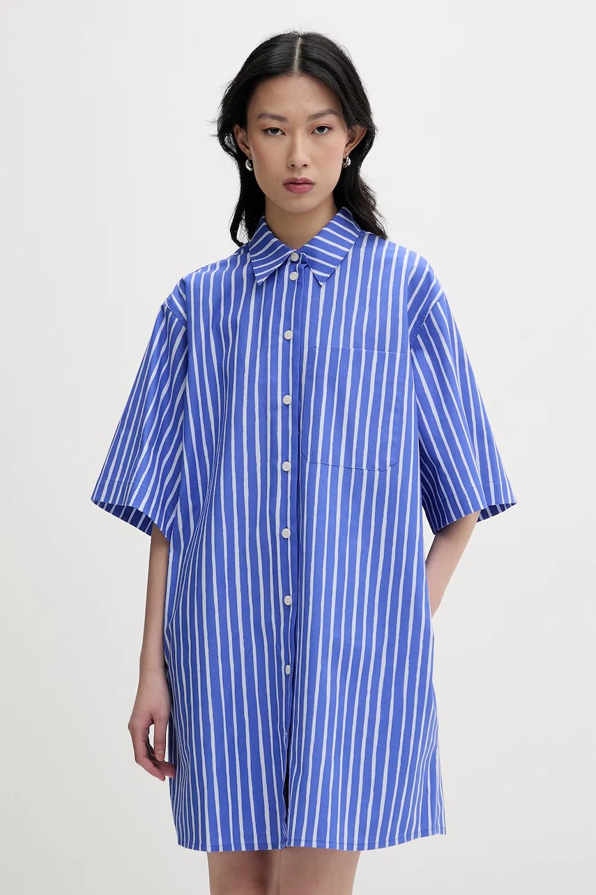 Rochie tip cămașă de bumbac marimekko Rochie tip cămașă de bumbac marimekko