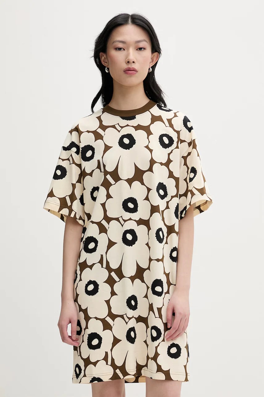 Rochie de vară marimekko din bumbac Rochie de vară marimekko din bumbac