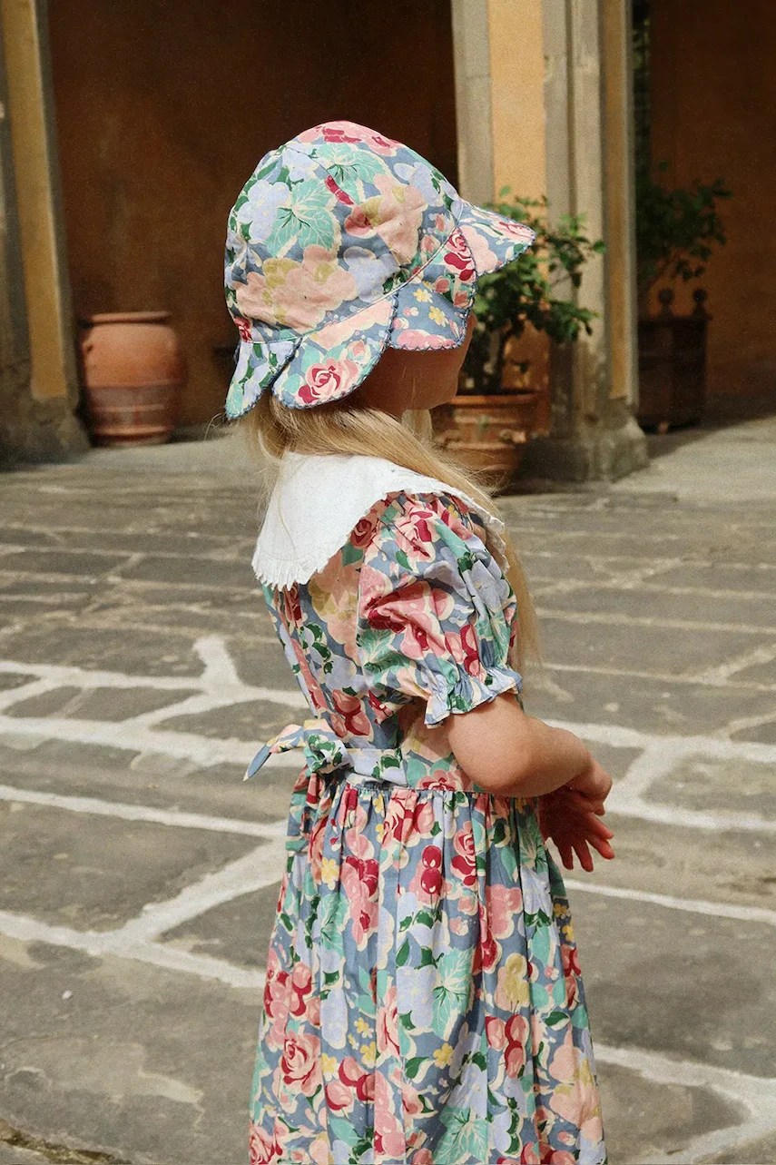 Konges sløjd rochie babydoll din bumbac COEUR COLLAR DRESS GOTS Konges sløjd rochie babydoll din bumbac COEUR COLLAR DRESS GOTS