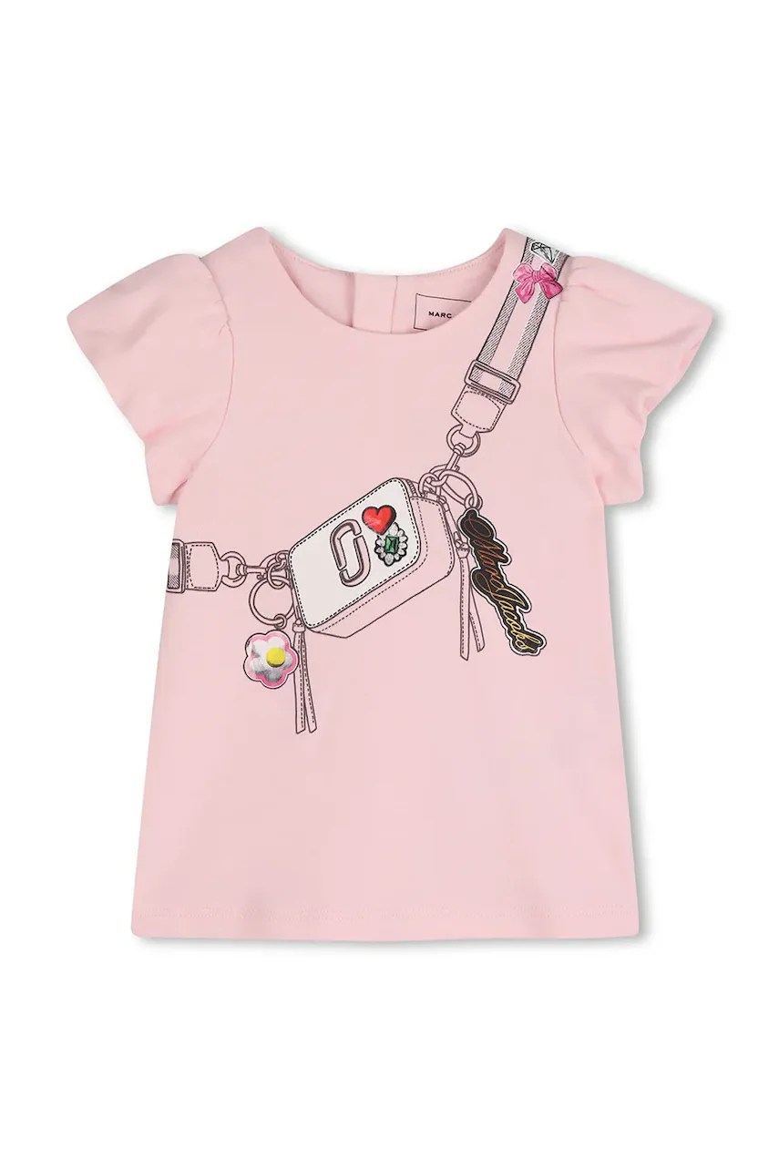 Rochie din bumbac pentru bebeluși marc jacobs Rochie din bumbac pentru bebeluși marc jacobs