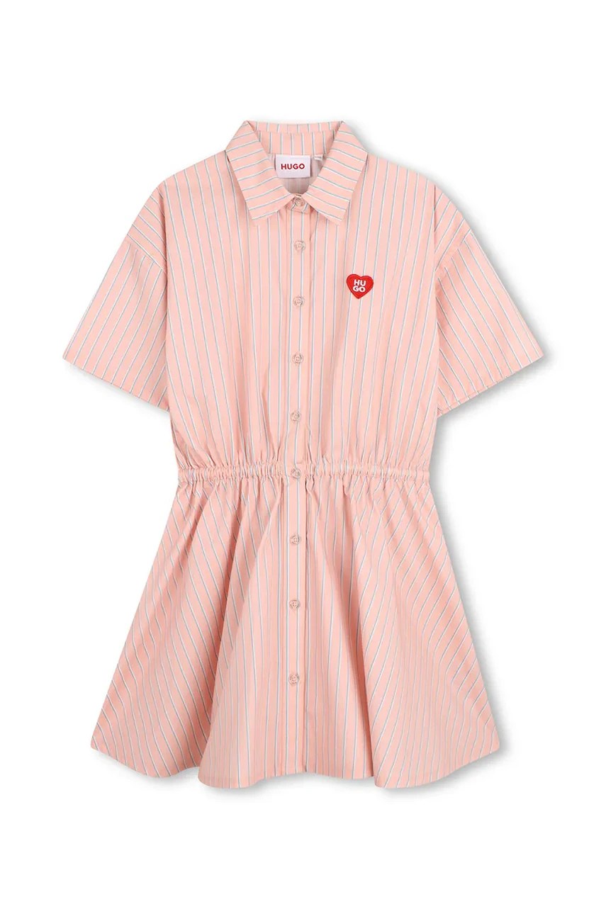 Rochie tip cămașă HUGO din bumbac Rochie tip cămașă HUGO din bumbac
