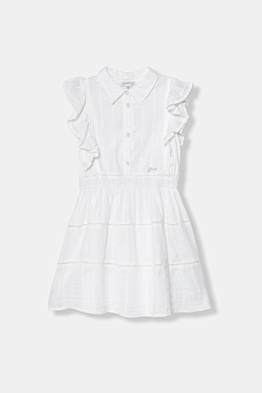 Guess rochie de vară din bumbac Guess rochie de vară din bumbac