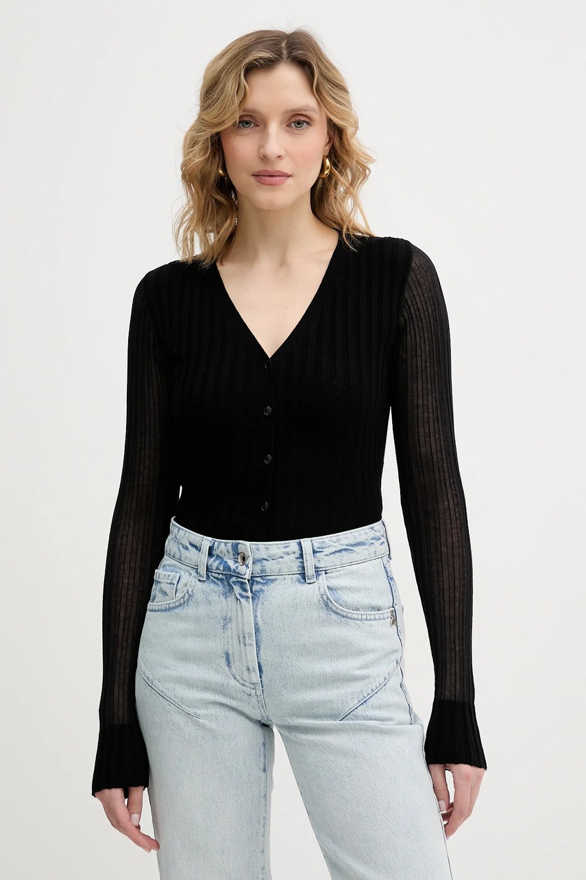 Cardigan pinko din amestec de lână Cardigan pinko din amestec de lână