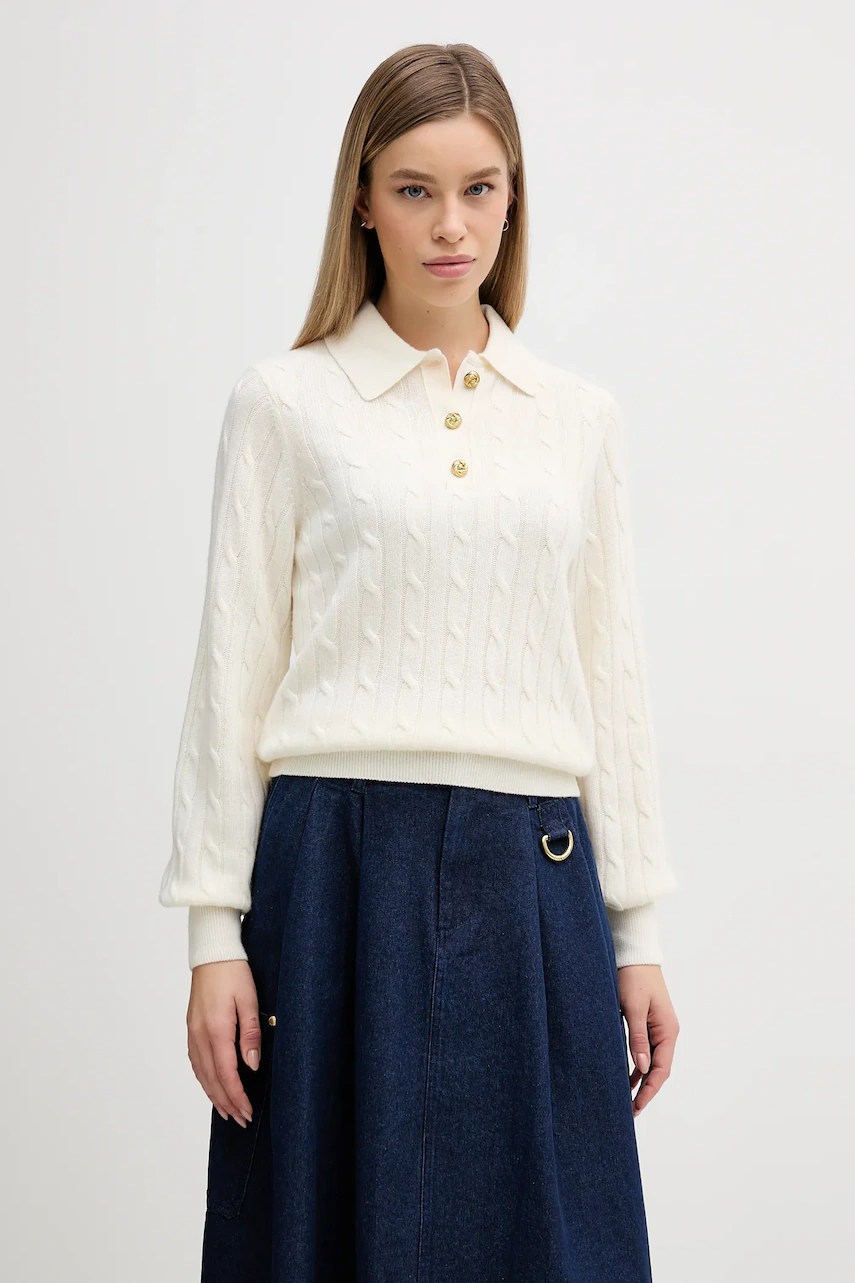 Pulover barbour Evie din lână Pulover barbour Evie din lână