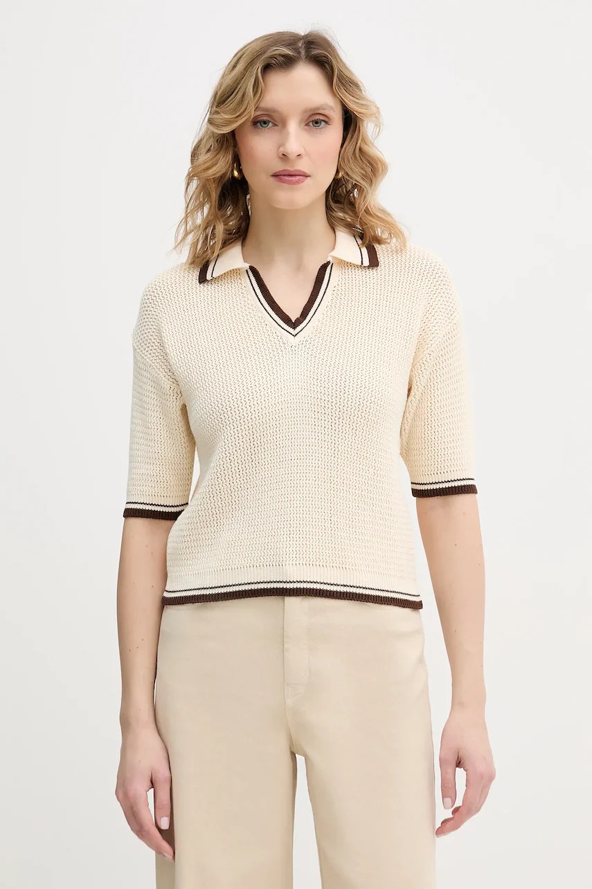 Pulover marella din bumbac LEMBI Pulover marella din bumbac LEMBI