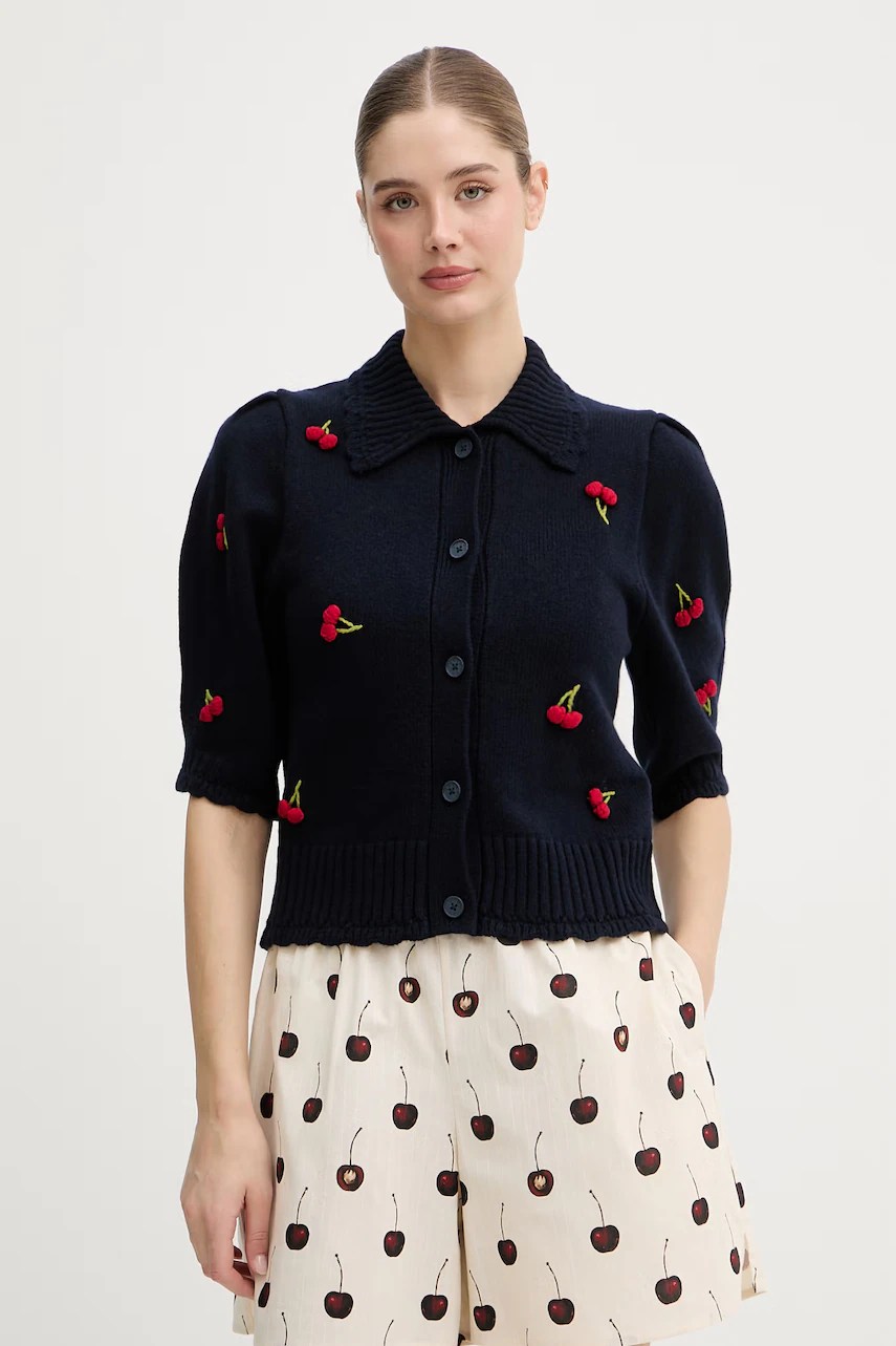 Cardigan stine goya pentru femei, cu amestec de lână Cardigan stine goya pentru femei, cu amestec de lână