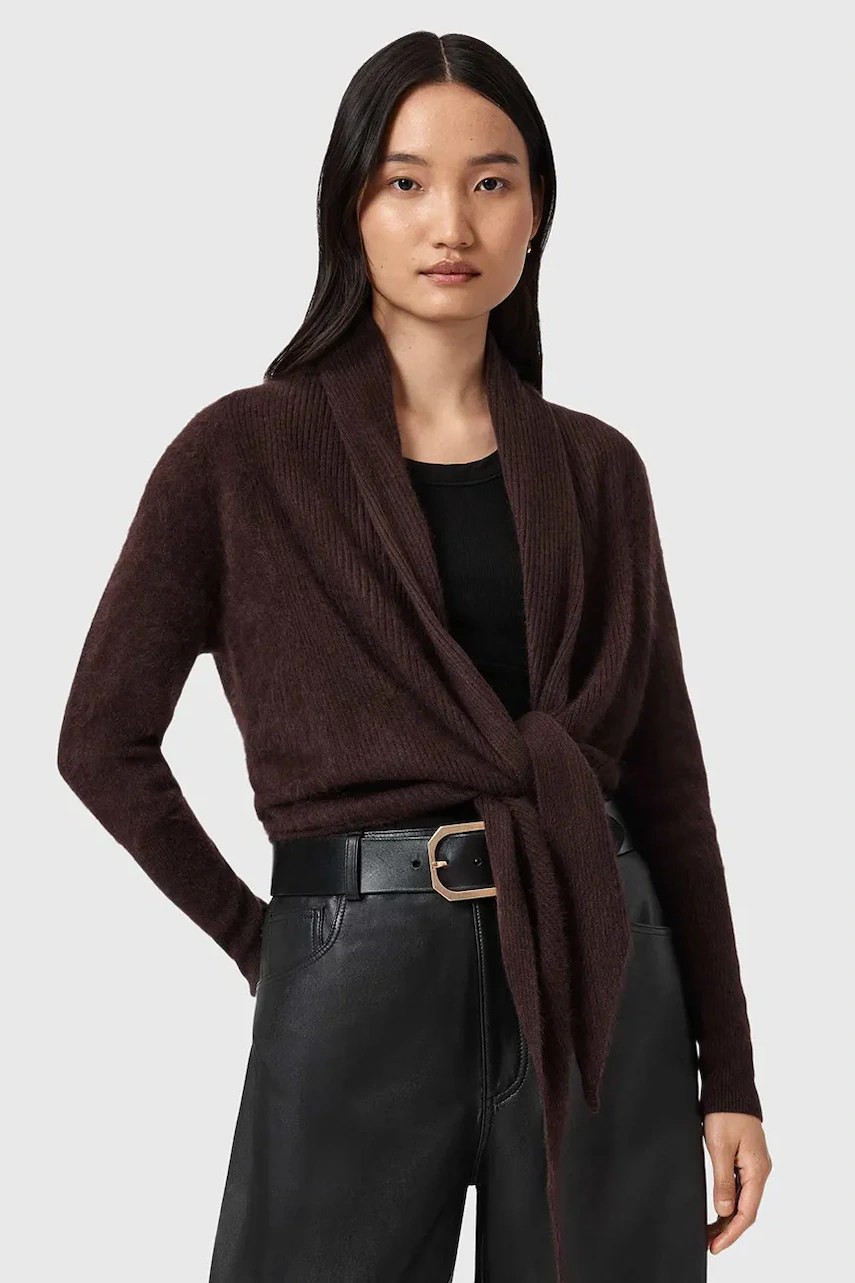 Cardigan AllSaints din cașmir Cardigan AllSaints din cașmir