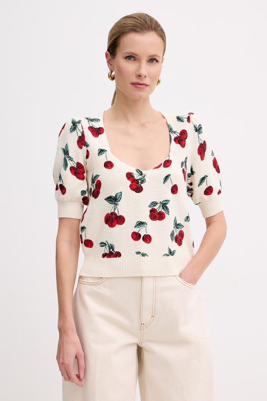 Pulover twinset din bumbac pentru femei Pulover twinset din bumbac pentru femei