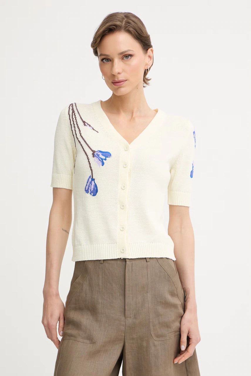 Cardigan de damă max&co. cu bumbac MCORANCH Cardigan de damă max&co. cu bumbac MCORANCH