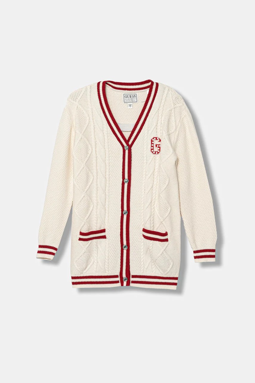 Cardigan guess cu amestec de lână pentru copii Cardigan guess cu amestec de lână pentru copii