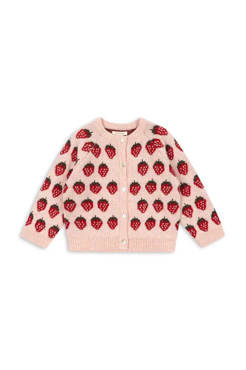 Cardigan de lână pentru copii BELOU KNIT Cardigan de lână pentru copii BELOU KNIT