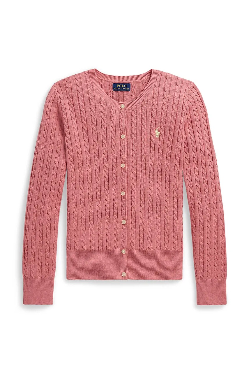 Cardigan polo ralph lauren din bumbac pentru copii Cardigan polo ralph lauren din bumbac pentru copii