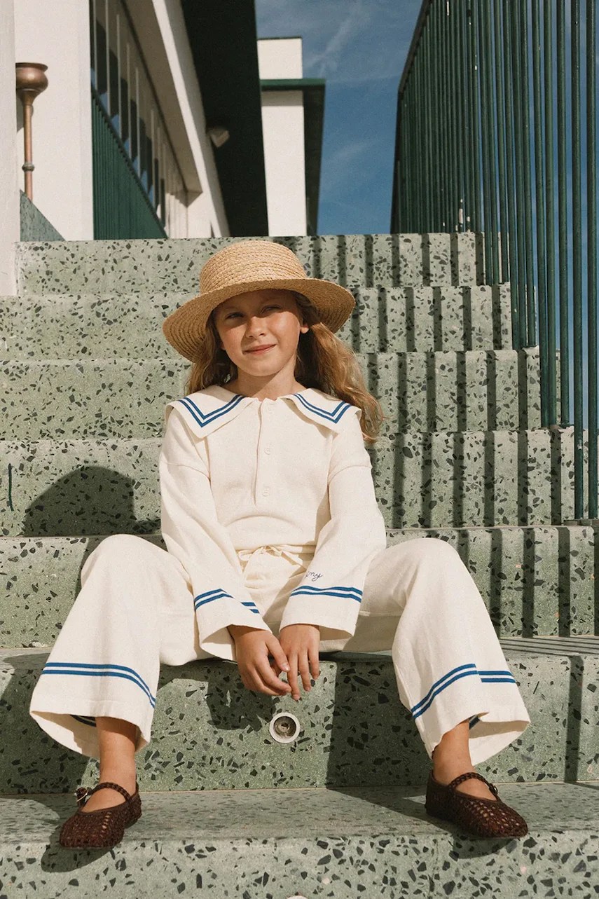 Pulover de bumbac pentru copii tinycottons SAILOR TINY CARDIGAN Pulover de bumbac pentru copii tinycottons SAILOR TINY CARDIGAN