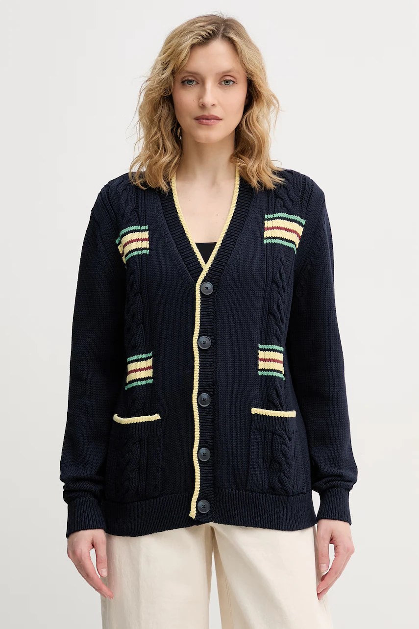 Cardigan pentru bărbați united colors of benetton, din amestec de bumbac Cardigan pentru bărbați united colors of benetton, din amestec de bumbac