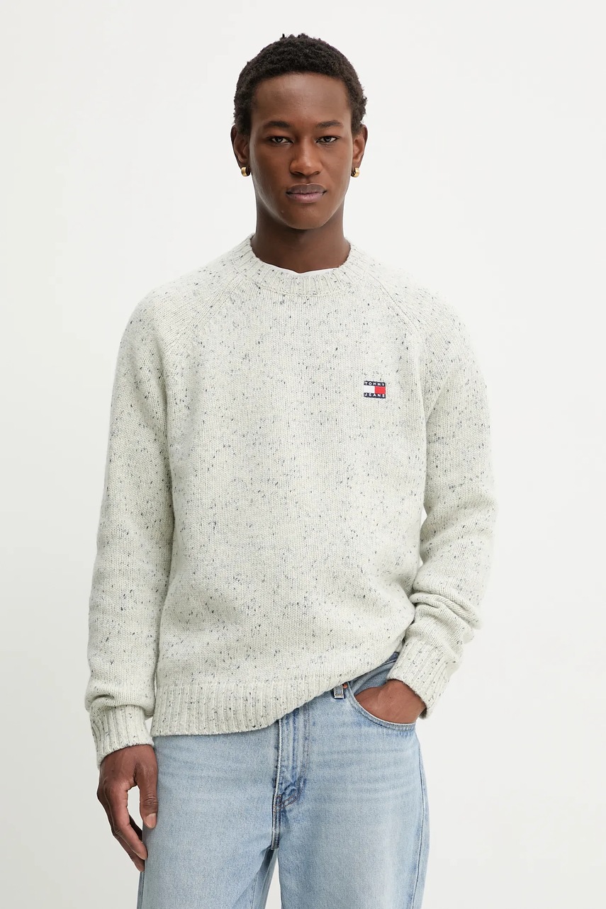 Pulover din amestec de lână tommy jeans Pulover din amestec de lână tommy jeans