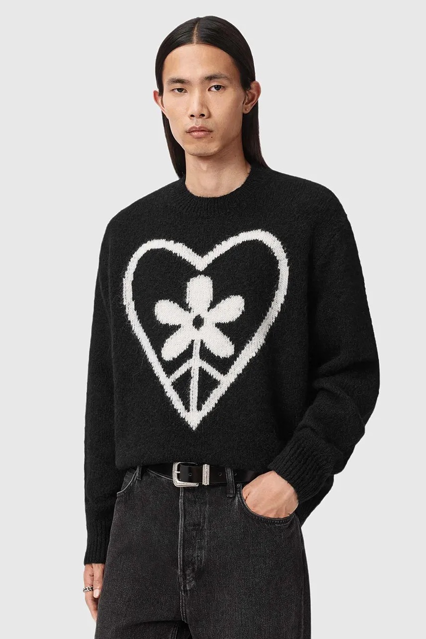 Pulover din amestec de lână AllSaints Pulover din amestec de lână AllSaints
