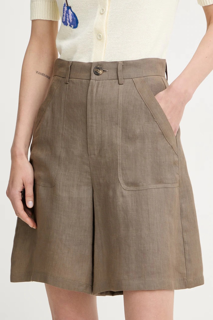 Pantaloni scurți Marella pentru femei, din in emme by Marella Pantaloni scurți Marella pentru femei, din in emme by Marella