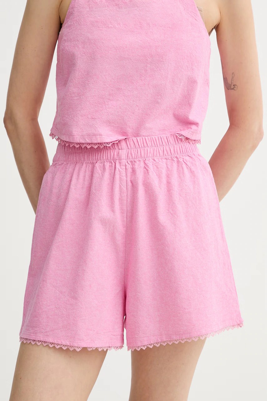 Pantaloni scurți american vintage pentru femei din bumbac Pantaloni scurți american vintage pentru femei din bumbac