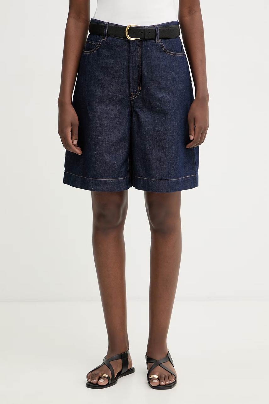 Pantaloni scurți weekend max mara din denim pentru femei OZONO Pantaloni scurți weekend max mara din denim pentru femei OZONO