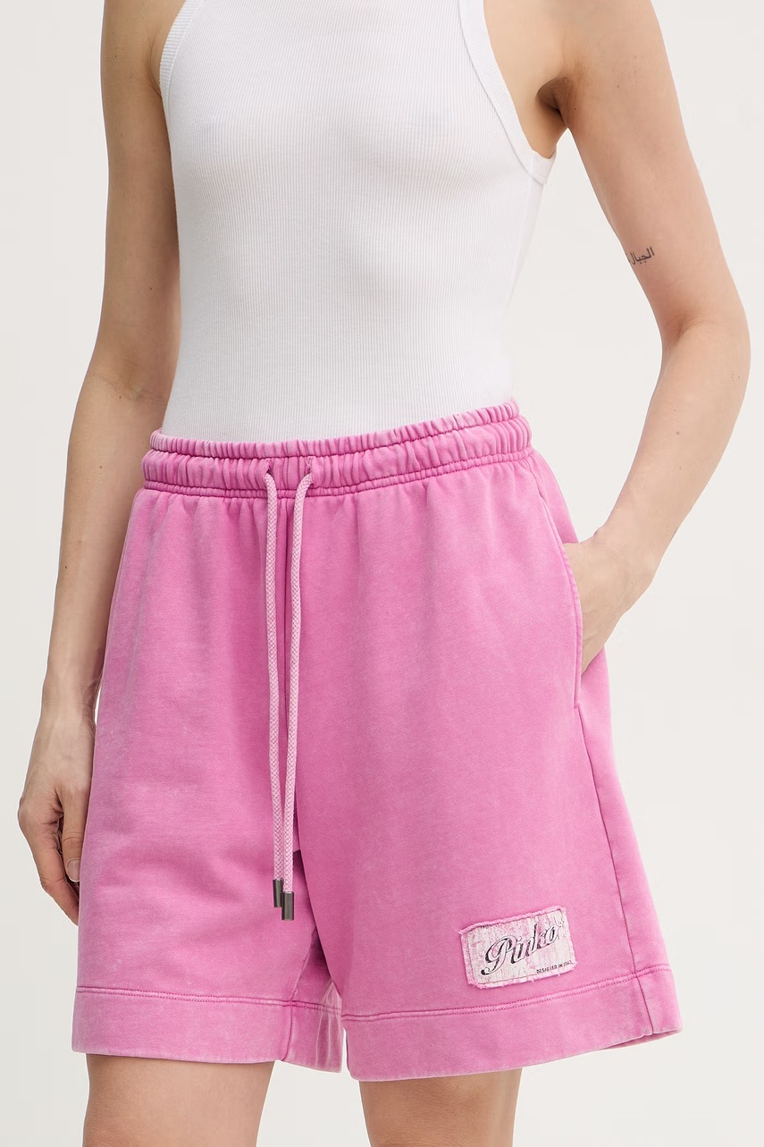 Pantaloni scurți pinko din bumbac Pantaloni scurți pinko din bumbac