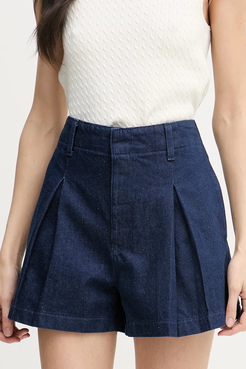 Pantaloni scurți calvin klein jeans pentru femei din denim Pantaloni scurți calvin klein jeans pentru femei din denim