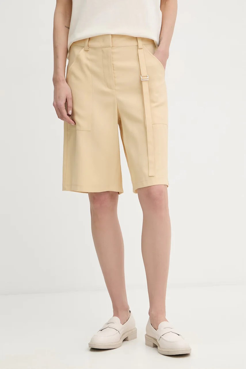 Pantaloni scurți eleganți de damă patrizia pepe din vâscoză Pantaloni scurți eleganți de damă patrizia pepe din vâscoză