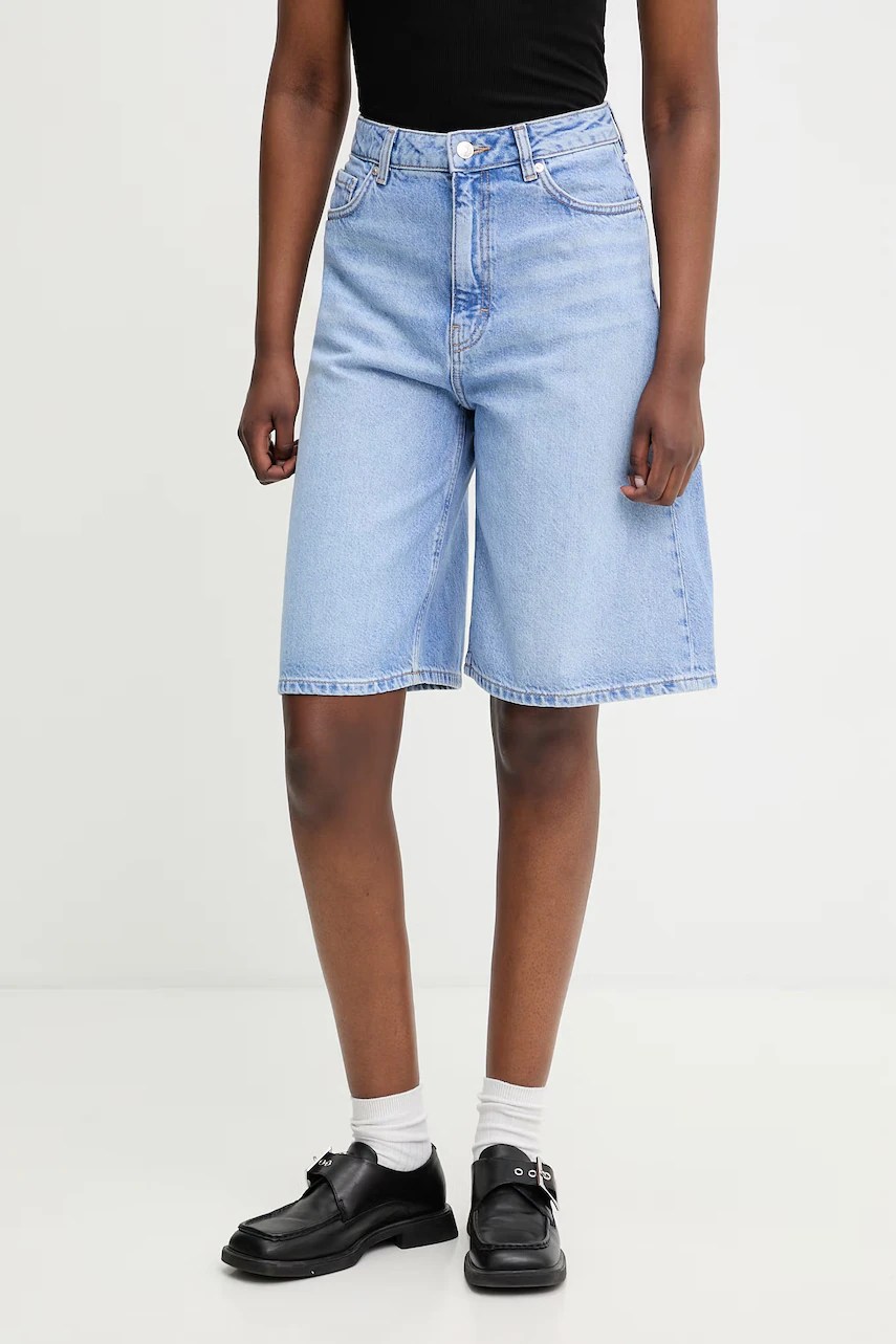 Bermude HUGO din denim pentru femei Bermude HUGO din denim pentru femei